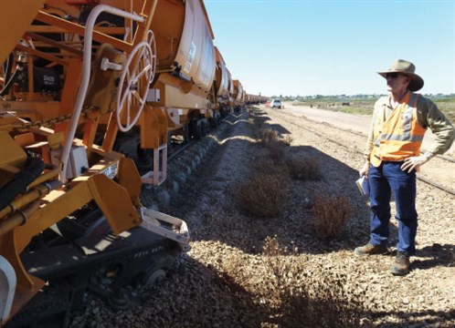 ATSB Rail Investigator At Work